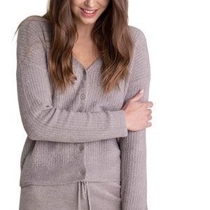 Barefoot dreams cozy chic lite button cardigan